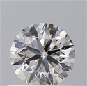 Natural Diamond 0.50 Carats, Round with Very Good Cut, F Color, SI1 Clarity and Certified by GIA