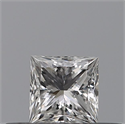 Natural Diamond 0.24 Carats, Princess with  Cut, E Color, VVS1 Clarity and Certified by GIA