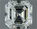 Natural Diamond 1.00 Carats, Asscher with  Cut, I Color, VS1 Clarity and Certified by IGI