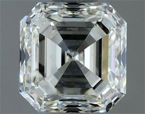 Picture of Natural Diamond 1.00 Carats, Asscher with  Cut, I Color, VS1 Clarity and Certified by IGI