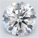 Lab Grown Diamond 3.33 Carats, Round with Ideal Cut, D Color, IF Clarity and Certified by IGI