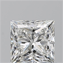 Natural Diamond 0.81 Carats, Princess with  Cut, G Color, VVS2 Clarity and Certified by GIA
