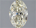 Natural Diamond 1.90 Carats, Oval with  Cut, K Color, VS2 Clarity and Certified by GIA