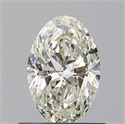 Diamante Natural 0.61 quilates, Ovalado , Color K, claridad VVS1 y certificado GIA