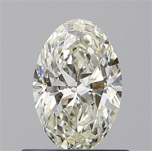 Foto Diamante Natural 0.61 quilates, Ovalado , Color K, claridad VVS1 y certificado GIA de