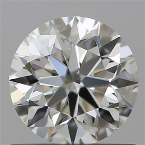 Picture of Natural Diamond 0.80 Carats, Round with Excellent Cut, J Color, VS2 Clarity and Certified by GIA