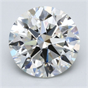 Natural Diamond 4.01 Carats, Round with Excellent Cut, I Color, VS1 Clarity and Certified by GIA