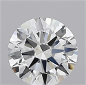 Diamante Natural 0.71 quilates, Redondo , Color F, claridad VVS2 y certificado GIA