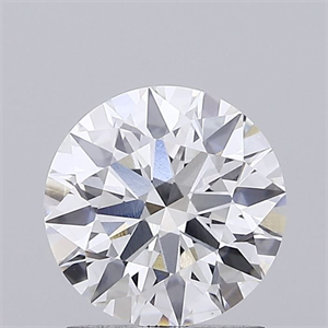 Picture of Lab Grown Diamond 1.35 Carats, Round with Ideal Cut, E Color, VS1 Clarity and Certified by IGI