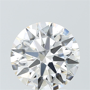Picture of Lab Grown Diamond 3.10 Carats, Round with Ideal Cut, F Color, VVS2 Clarity and Certified by IGI