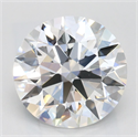 Lab Grown Diamond 3.06 Carats, Round with Excellent Cut, D Color, VVS1 Clarity and Certified by GIA