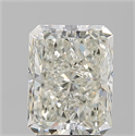 Natural Diamond 3.20 Carats, Radiant with  Cut, K Color, SI2 Clarity and Certified by GIA