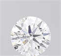 Lab Grown Diamond 1.04 Carats, Round with Ideal Cut, D Color, VS1 Clarity and Certified by IGI