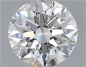 Natural Diamond 0.75 Carats, Round with Excellent Cut, G Color, SI1 Clarity and Certified by GIA