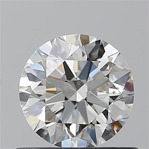 Picture of Natural Diamond 0.70 Carats, Round with Excellent Cut, I Color, SI1 Clarity and Certified by GIA