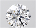 Lab Grown Diamond 1.42 Carats, Round with Ideal Cut, D Color, VS1 Clarity and Certified by IGI