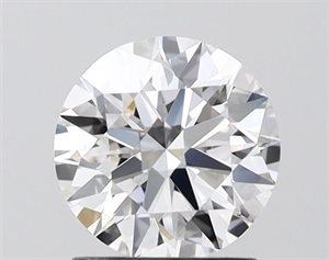 Picture of Lab Grown Diamond 1.42 Carats, Round with Ideal Cut, D Color, VS1 Clarity and Certified by IGI