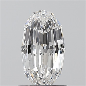 Foto Diamante Natural 1.02 quilates, Ovalado , Color D, claridad SI1 y certificado GIA de