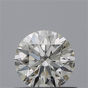Picture of Natural Diamond 0.50 Carats, Round with Excellent Cut, H Color, VVS1 Clarity and Certified by IGI