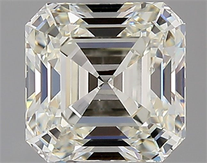 Picture of Natural Diamond 1.05 Carats, Asscher with  Cut, J Color, VVS2 Clarity and Certified by GIA