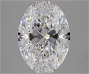Diamante Natural 3.01 quilates, Ovalado , Color D, claridad SI1 y certificado GIA