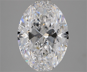 Foto Diamante Natural 3.01 quilates, Ovalado , Color D, claridad SI1 y certificado GIA de
