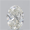 Natural Diamond 1.50 Carats, Oval with  Cut, I Color, SI1 Clarity and Certified by GIA