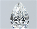 Natural Diamond 1.01 Carats, Pear with  Cut, F Color, SI1 Clarity and Certified by GIA