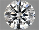 Del inventario de diamantes de laboratorio, 2.09 quilates, Redondo , Color E, claridad VVS2 y certificado IGI