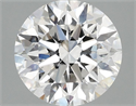 Lab Grown Diamond 2.55 Carats, Round with Excellent Cut, D Color, VVS2 Clarity and Certified by IGI
