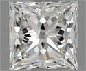 Natural Diamond 1.01 Carats, Princess with  Cut, I Color, VS1 Clarity and Certified by GIA