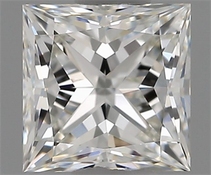 Picture of Natural Diamond 1.01 Carats, Princess with  Cut, I Color, VS1 Clarity and Certified by GIA