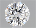 Natural Diamond 0.70 Carats, Round with Excellent Cut, D Color, VS2 Clarity and Certified by GIA