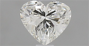 Picture of Natural Diamond 0.51 Carats, Heart with  Cut, J Color, VVS1 Clarity and Certified by GIA
