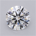Del inventario de diamantes de laboratorio, 1.55 quilates, Redondo , Color D, claridad VVS2 y certificado IGI
