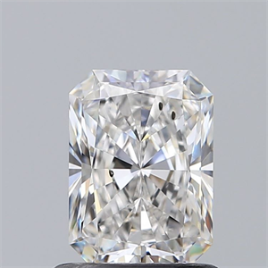 Picture of Natural Diamond 0.93 Carats, Radiant with  Cut, E Color, SI1 Clarity and Certified by GIA