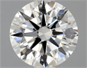 Natural Diamond 0.70 Carats, Round with Excellent Cut, G Color, IF Clarity and Certified by GIA