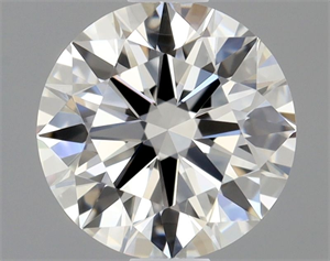 Picture of Natural Diamond 0.70 Carats, Round with Excellent Cut, G Color, IF Clarity and Certified by GIA