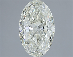 Picture of Natural Diamond 2.03 Carats, Oval with  Cut, K Color, SI2 Clarity and Certified by IGI