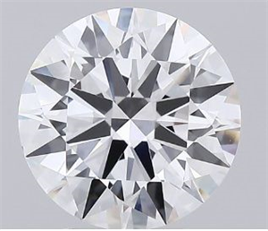 Picture of Lab Grown Diamond 3.02 Carats, Round with Excellent Cut, D Color, VVS2 Clarity and Certified by GIA
