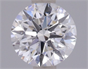Del inventario de diamantes de laboratorio, 1.03 quilates, Redondo , Color D, claridad VVS2 y certificado IGI