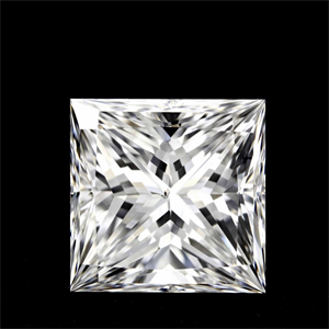 Picture of Natural Diamond 2.04 Carats, Princess with  Cut, E Color, SI1 Clarity and Certified by GIA