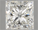 Natural Diamond 3.01 Carats, Princess with  Cut, I Color, VVS1 Clarity and Certified by GIA