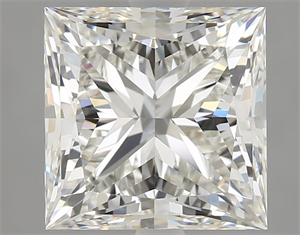 Picture of Natural Diamond 3.01 Carats, Princess with  Cut, I Color, VVS1 Clarity and Certified by GIA