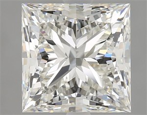 Picture of Natural Diamond 3.01 Carats, Princess with  Cut, I Color, VVS1 Clarity and Certified by GIA