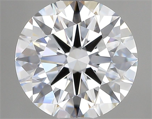 Picture of Lab Grown Diamond 1.07 Carats, Round with Ideal Cut, D Color, VVS2 Clarity and Certified by IGI