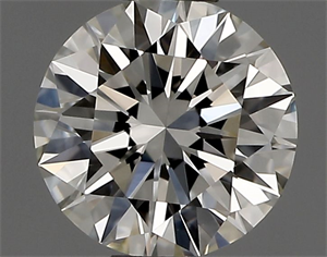 Picture of Natural Diamond 0.40 Carats, Round with Excellent Cut, H Color, VVS1 Clarity and Certified by GIA
