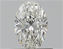 Diamante Natural 0.56 quilates, Ovalado , Color H, claridad VVS2 y certificado GIA
