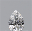 Natural Diamond 0.23 Carats, Pear with  Cut, E Color, VS1 Clarity and Certified by GIA