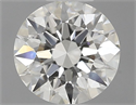 Diamante Natural 0.61 quilates, Redondo , Color I, claridad VVS2 y certificado GIA